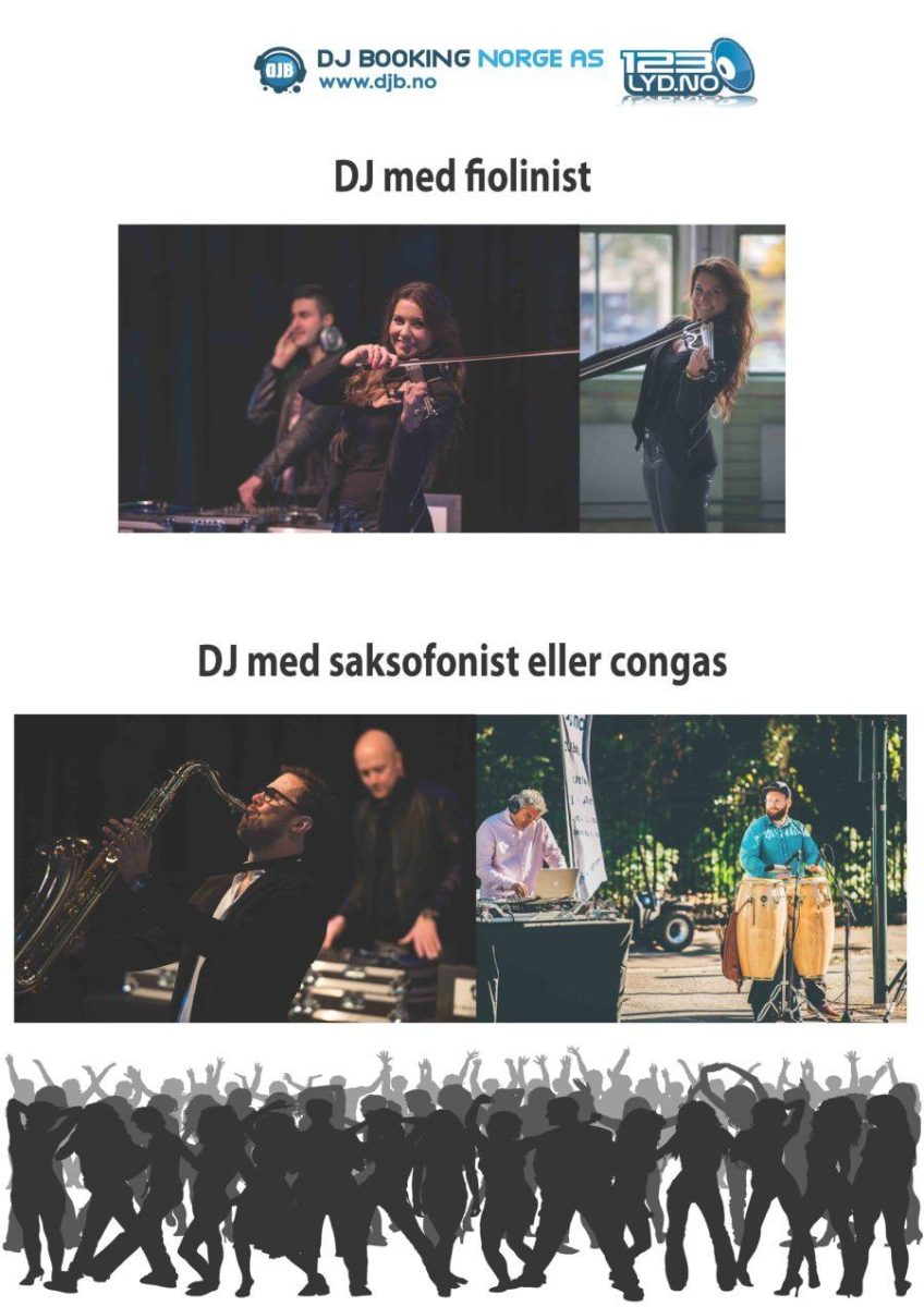 Trenden med DJ som spiller sammen med live fiolin, sax eller congas fortsetter