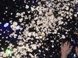 Popcorn party med DJ