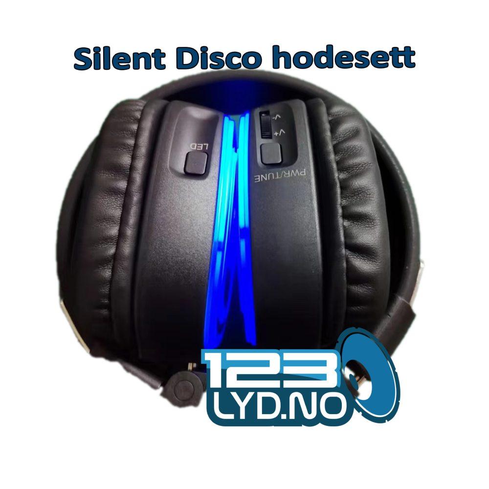 Foldet silent Disco sett